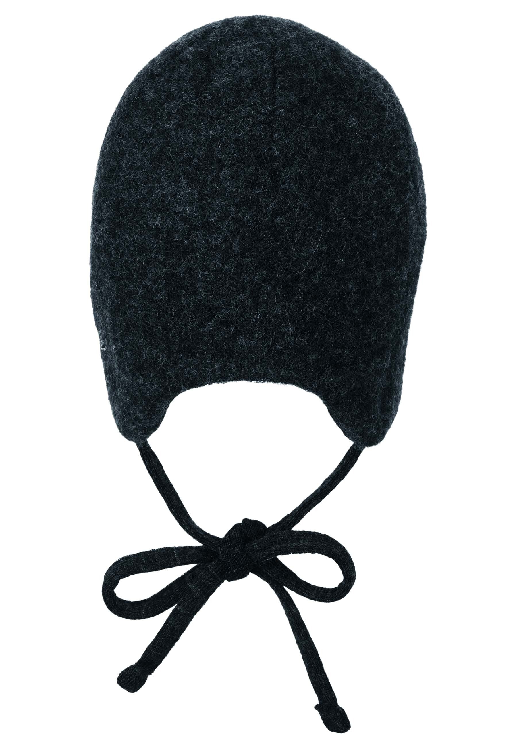 Mütze aus Wolle (Merino) mit Bindeband in 5 Farben