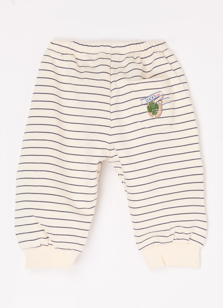 Joggers de corte tapered en mezcla de algodón orgánico Amio de Konges Sløjd