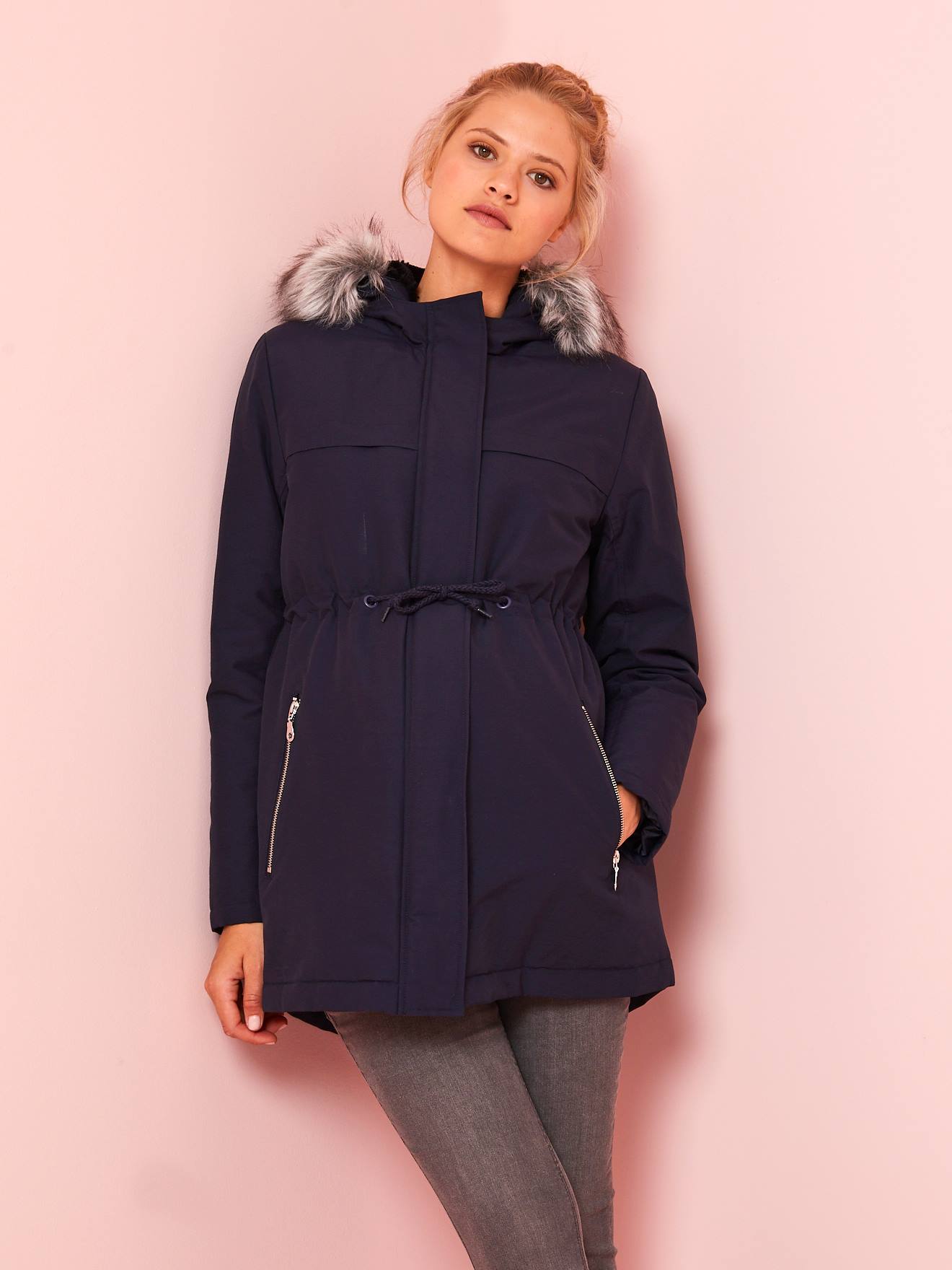 Vertbaudet 3-in-1-Parka, Tragejacke für Schwangerschaft & Stillzeit - anthrazit