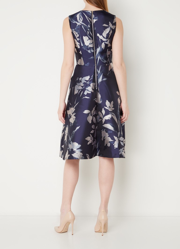 Vestido floral Cassy de Phase Eight, azul marino/multicolor