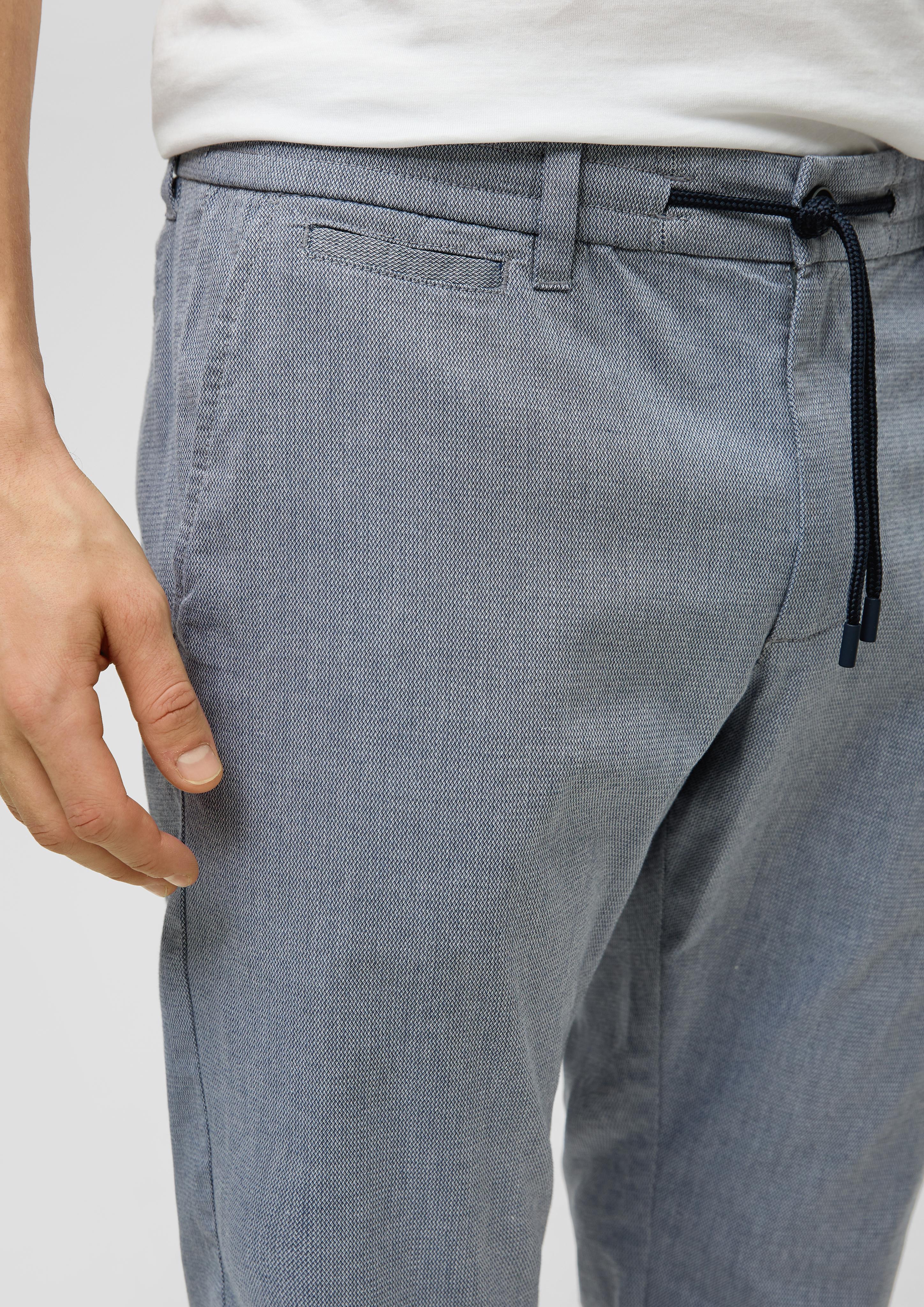 Regular: Hose mit Dobby-Muster  2141747-58K6