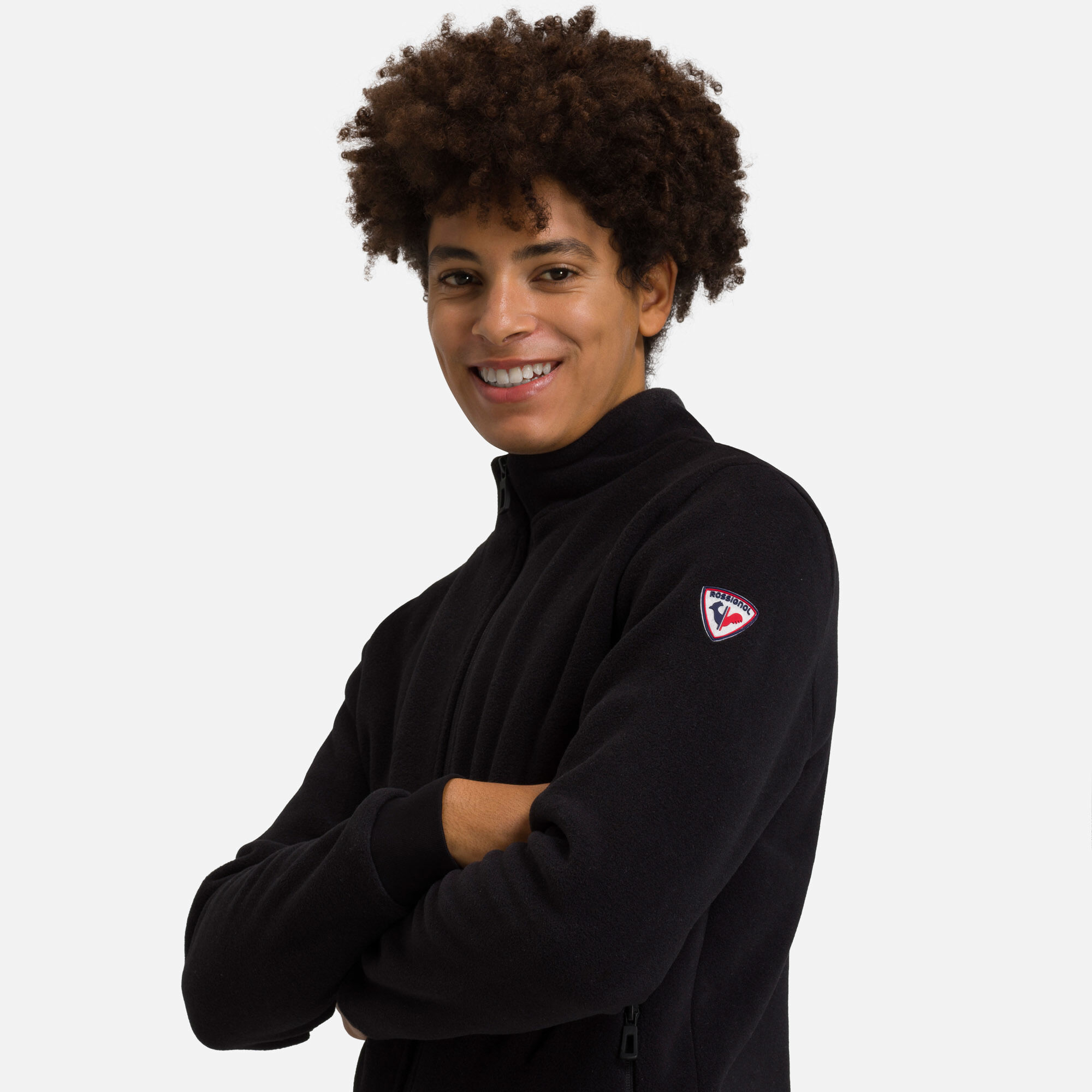 Pull en polaire zippé Homme