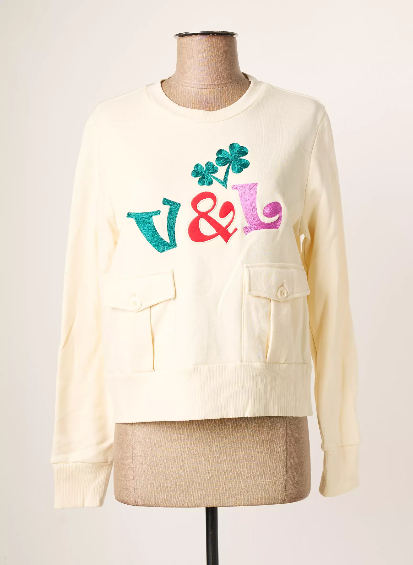 Victorio   Lucchino Sweats Femme couleur beige