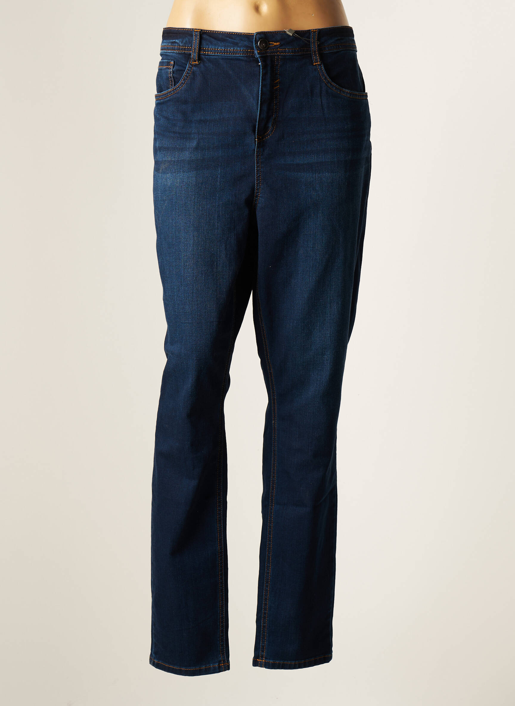 Street One Jeans Coupe Slim Femme couleur bleu