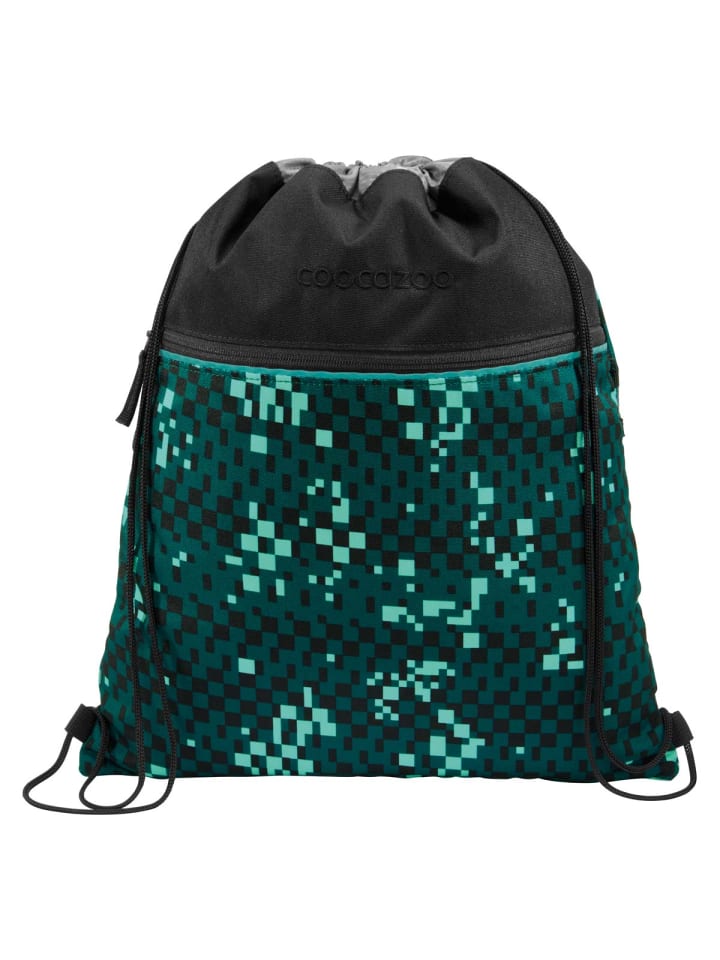 Coocazoo Sportbeutel Pixel Blox in Blau/Schwarz günstig kaufen onesize