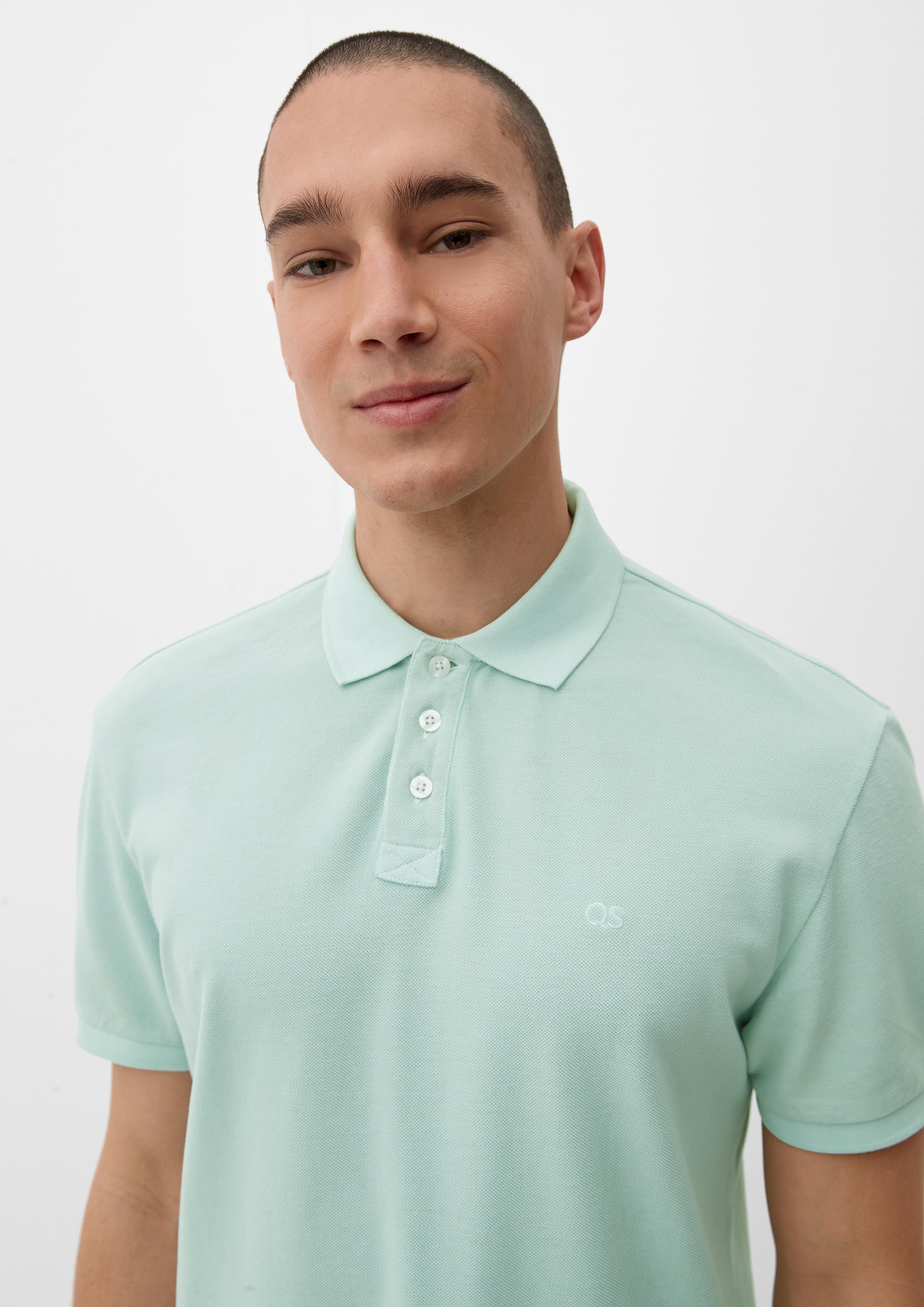 Poloshirt aus Baumwoll-Piqué  2127253-61L0