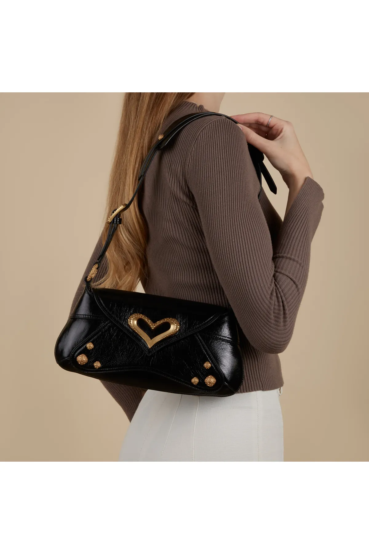 1'ASLAN  Pinko Damen Schultertasche Schwarz 102829-a1eo-z99m
