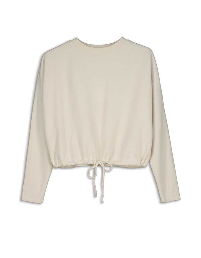 Damen Sweatshirt - Regulierbarer Saum
