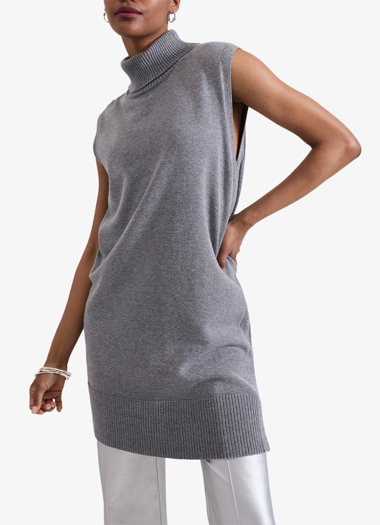 Rochie Phase Eight Mila din tricot fin cu decolteu înalt