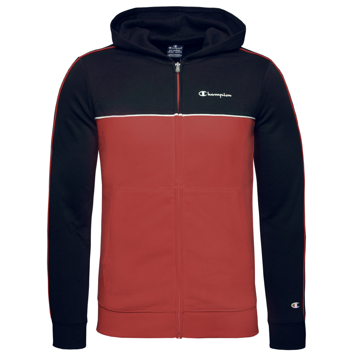 Champion Hooded Full Zip Sweatjacke blau