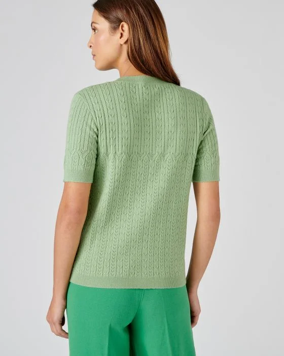 Cardigan maille fantaisie