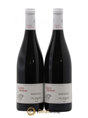 Maranges Aux Gryphées Domaine David Moreau 2020 - Lot de 2 Bouteilles