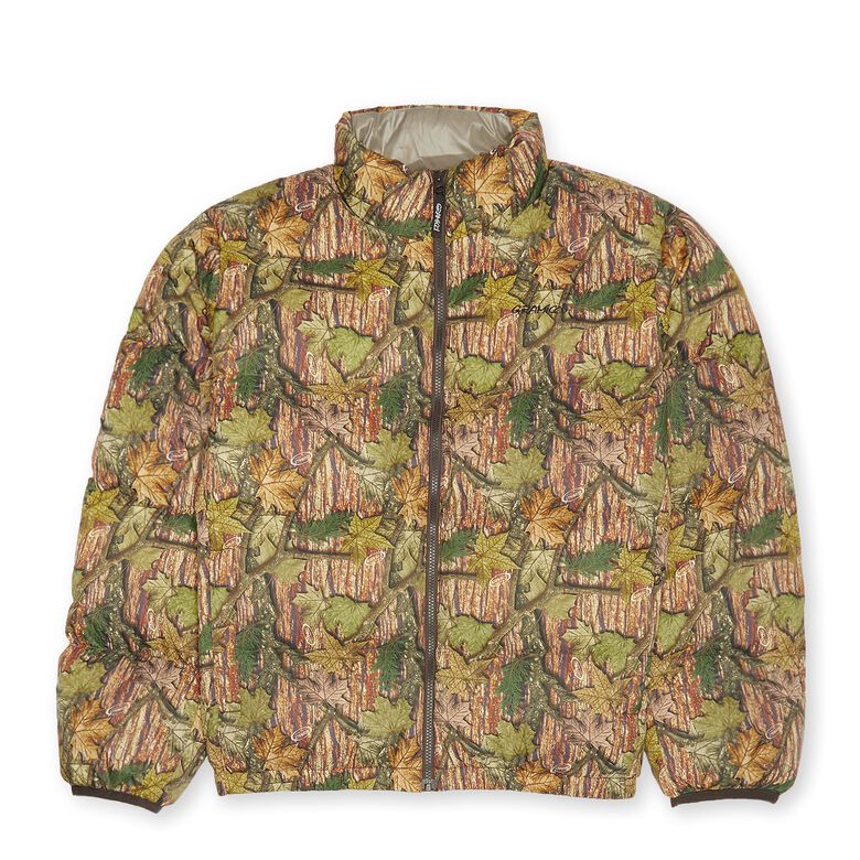 Gramicci Down Puffer Jacket leaf camo