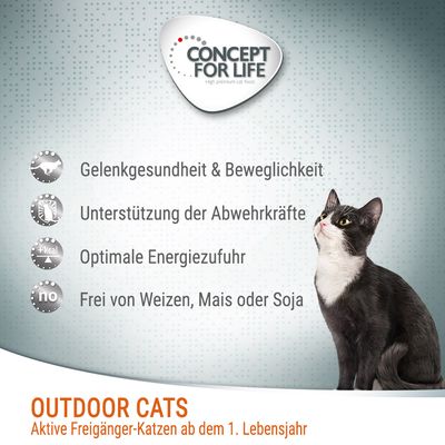 Concept for Life Outdoor Cats - Verbesserte Rezeptur