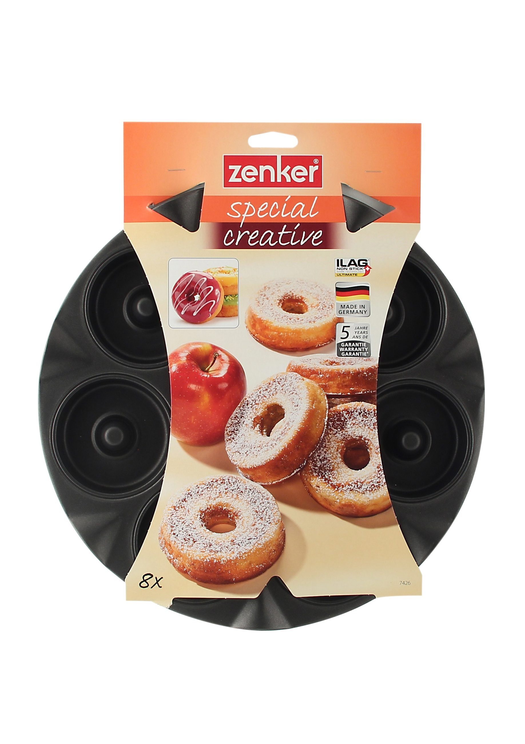 Zenker Obstkuchenform Apfelküchli, antihaftbeschichtet