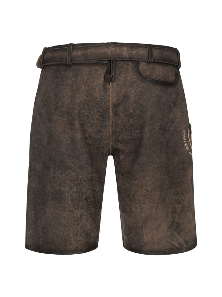 KRÜGER Lederhose Arijus in braun günstig kaufen 46