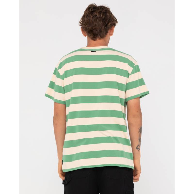 RUSTY BUSTED CUSTARD SHORT SLEEVE TEE T-Shirt Herren
