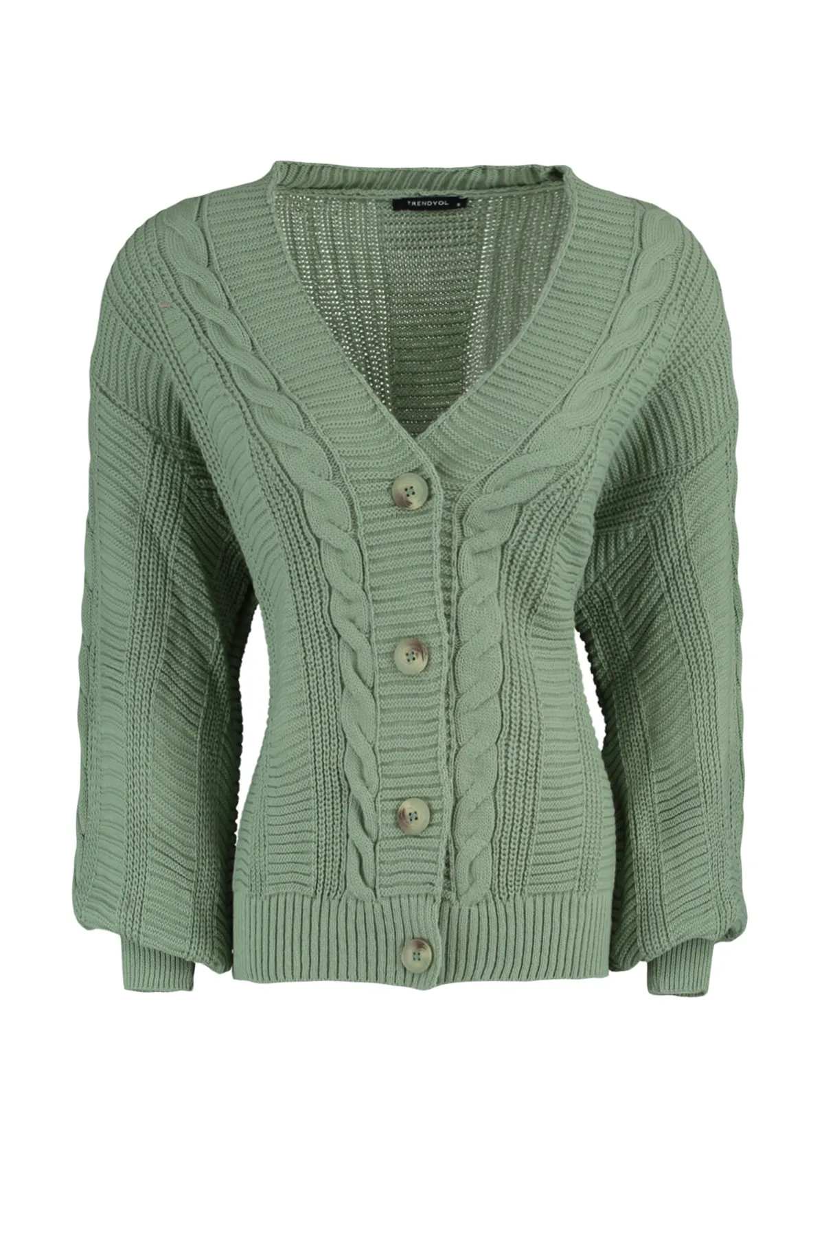 Trendyol Collection  Mintgrüne Strickjacke