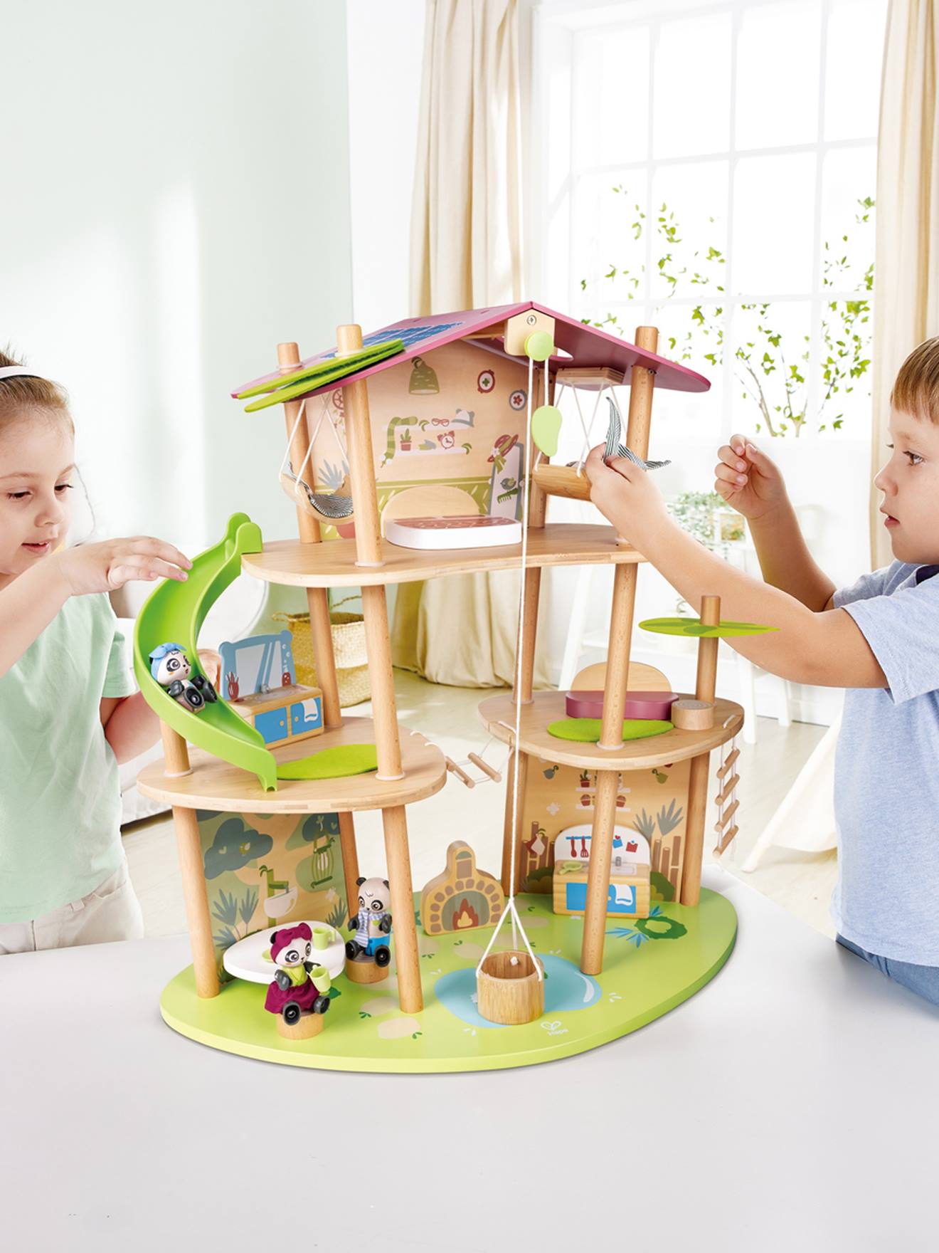 Hape Kinder Pandahaus HAPE - grün