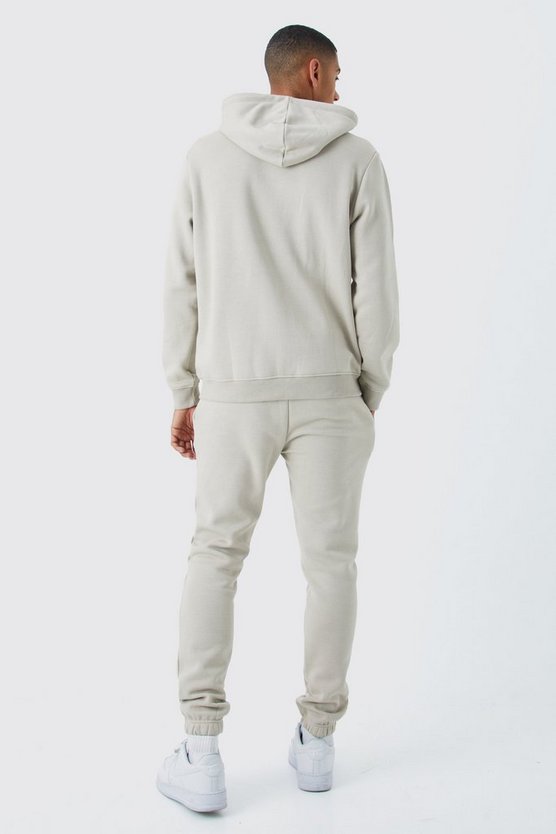 Basic Man Hoodie mit Reißverschluss