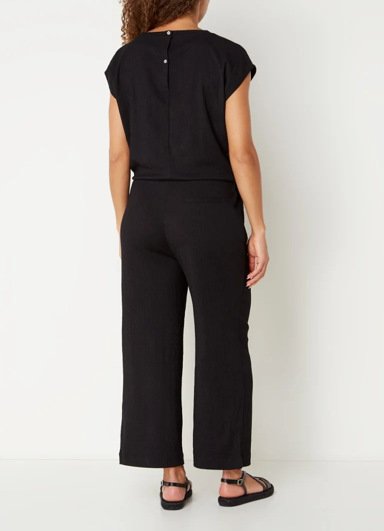 OPUS Melti loose fit cropped jumpsuit with side pockets