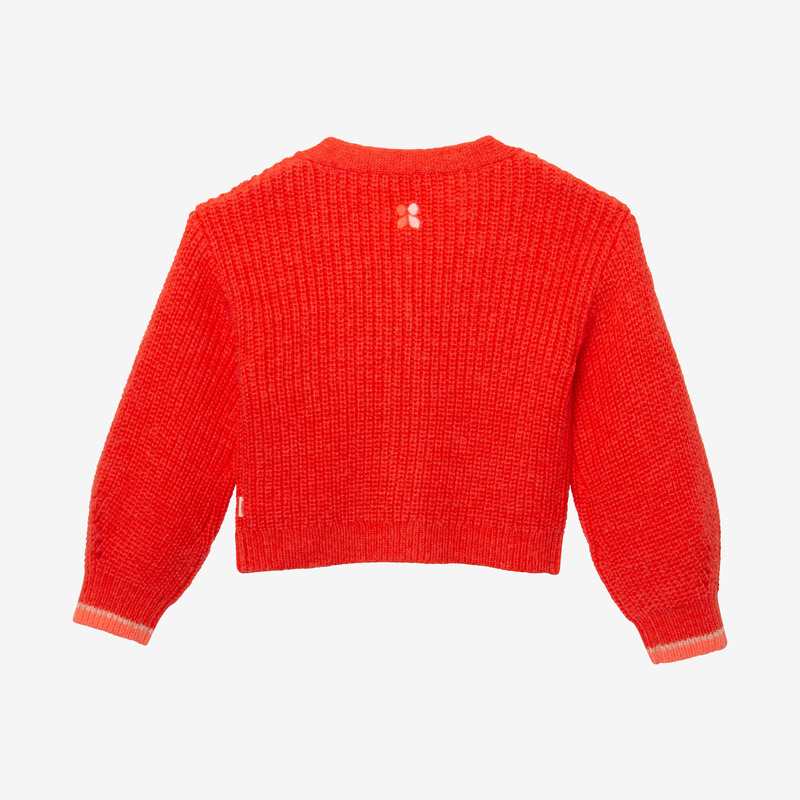 Cardigan fille mousseux orange Catimini