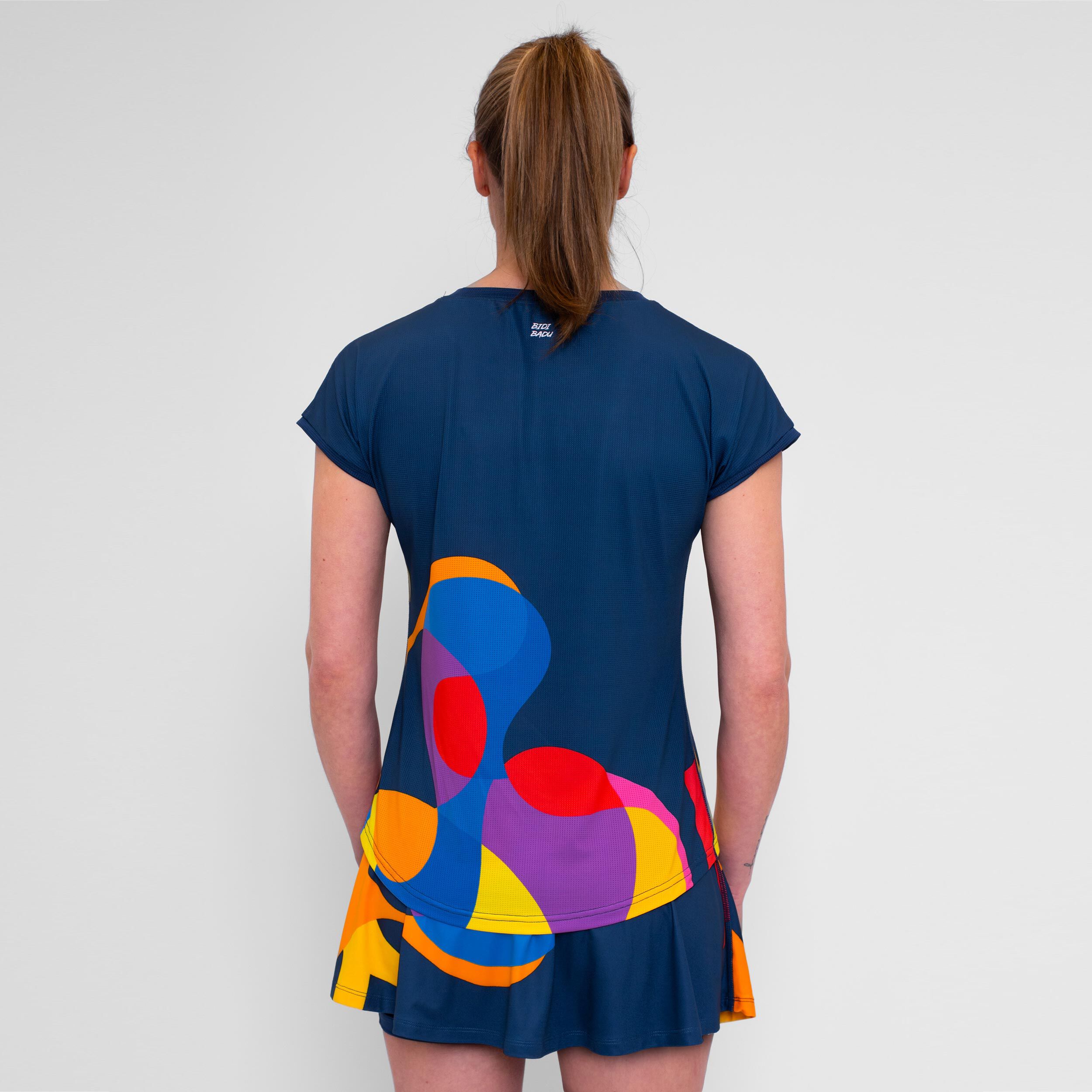 Twiggy T-Shirt Damen - Dunkelblau, Mehrfarbig