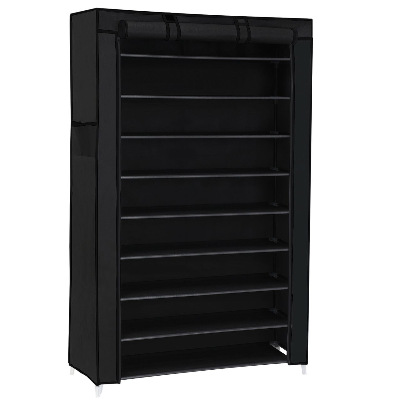 Songmics Schuhaufbewahrung mit 10 Ebenen, 88 x 28 x 160 cm
