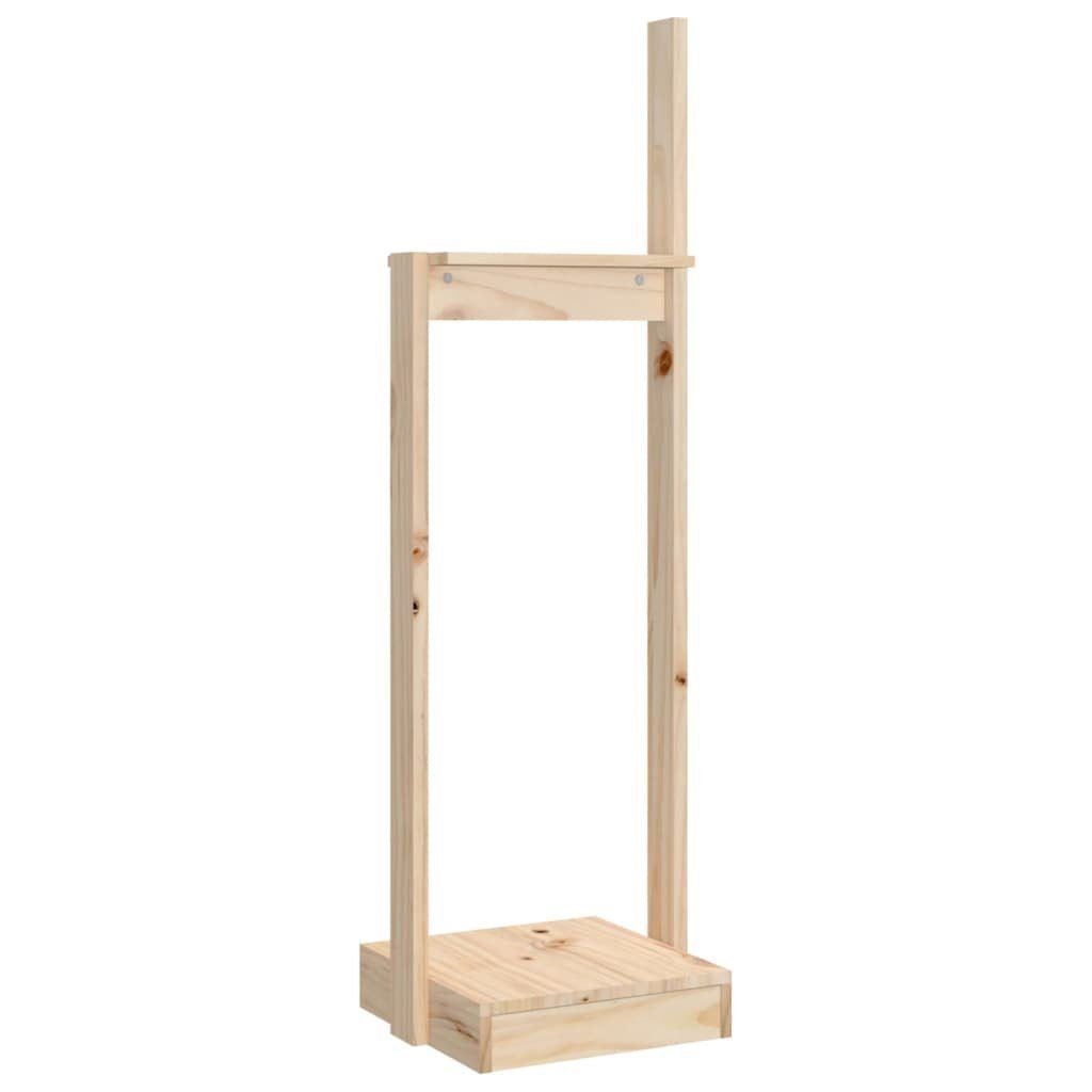vidaXL Kaminholzregal Kaminholzhalter 33,5x30x110 cm Massivholz Kiefer Feuerholz Ständer Lag, BxTxH:33x30x110 cm