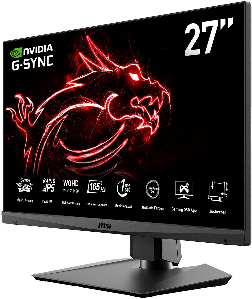 MSI Optix MAG274QRFDE-QD Gaming-LED-Monitor (69 cm/27 