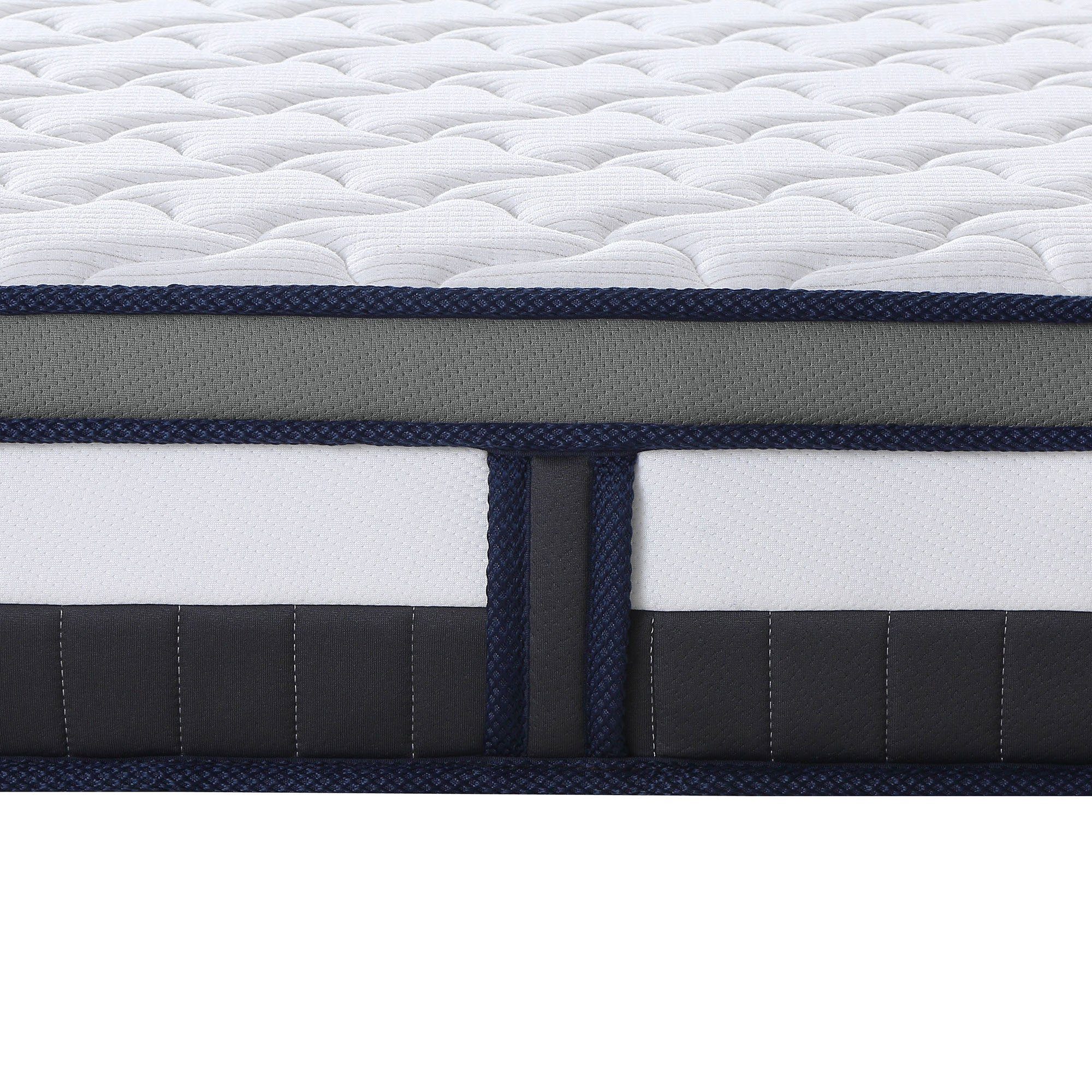 Taschenfederkernmatratze Arensberger Taschen Federkernmatratze mit integriertem Topper ALESSIA, Arensberger, 25 cm hoch, (90 x 200 cm), Höhe 25cm, Taschenfederkernmatratze mit Kaltschaum
