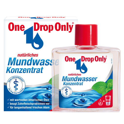 ONE DROP Only natürl.Mundwasser Konzentrat  50 ml  Mundwasser