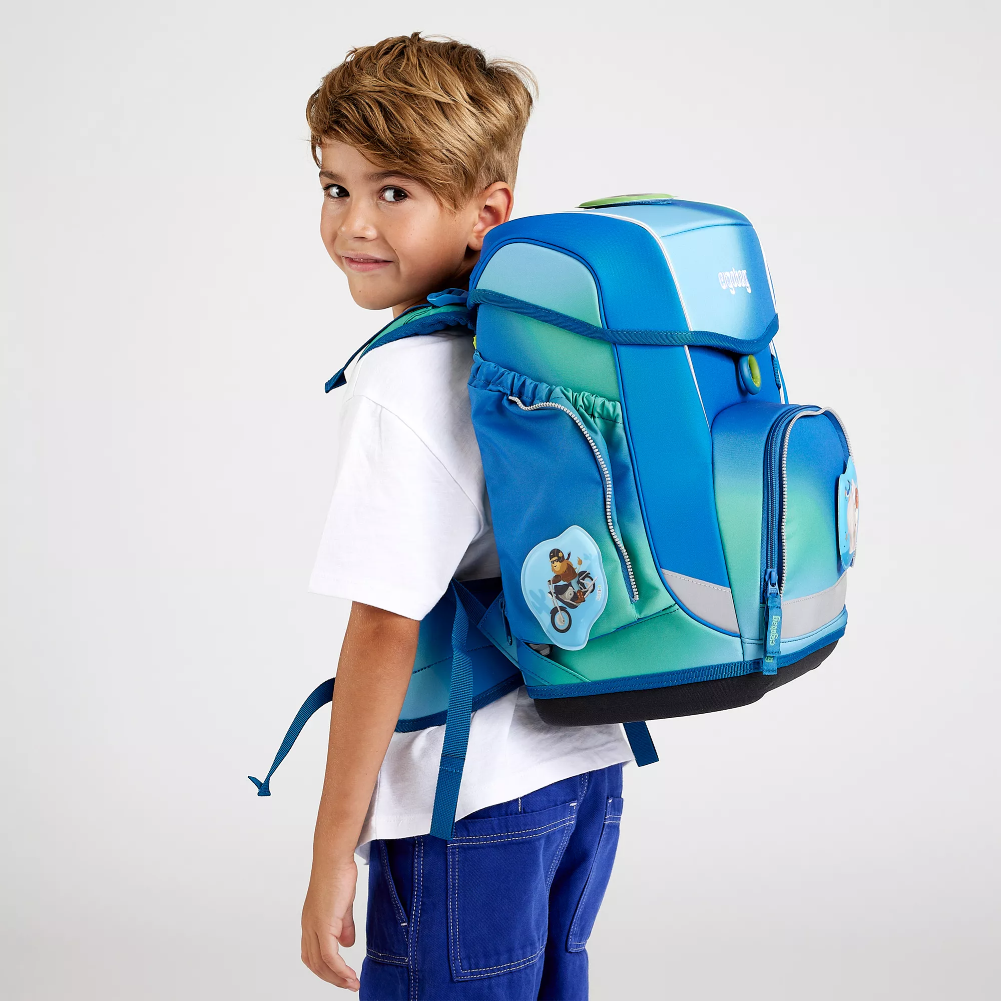 ergobag Schulranzen-Set DschungelfieBär