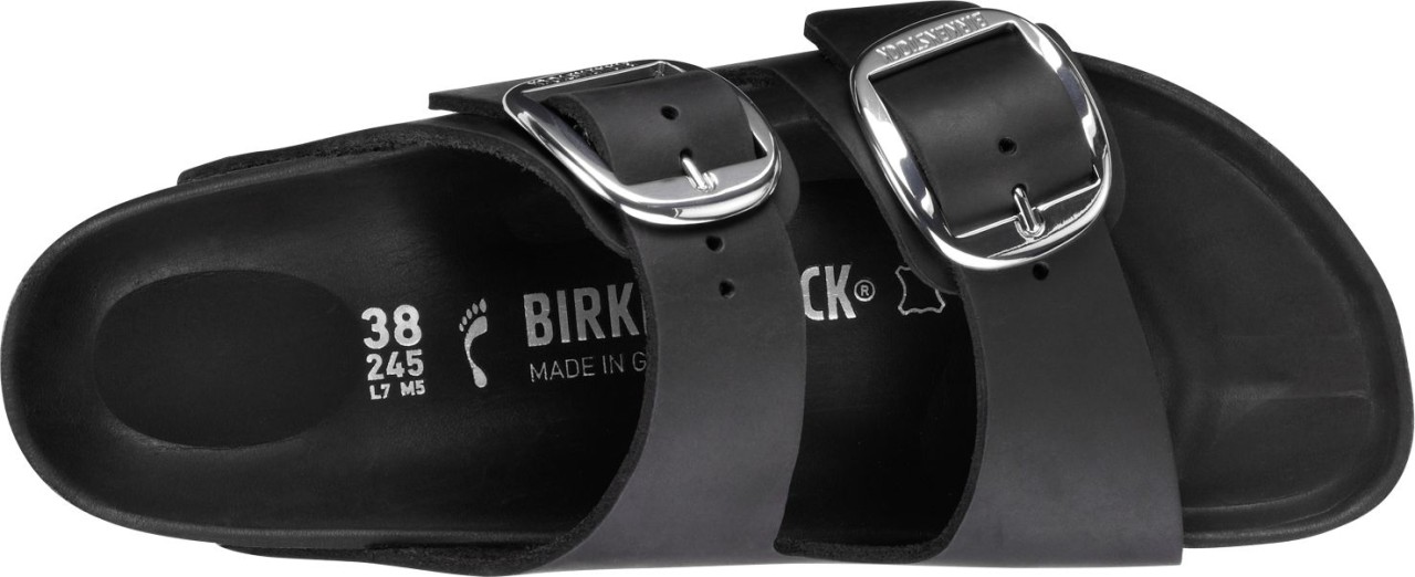 BIRKENSTOCK Pantoletten schwarz Arizona Big Buckle[Sandals]