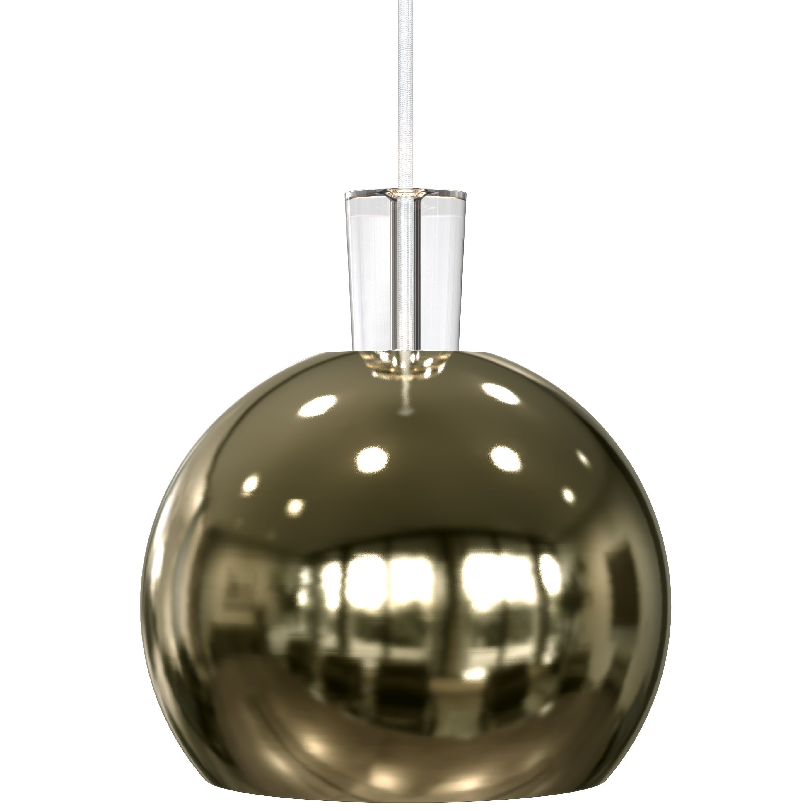 Nordlux Pendelleuchte Designer Hängeleuchte Shape I Messing Acryl E27, ohne Leuchtmittel, Deckenbeleuchtung