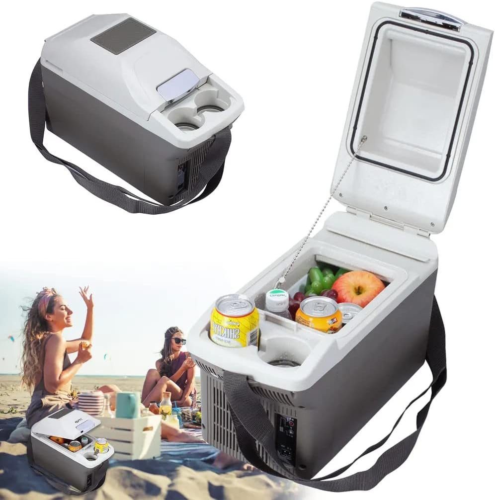 A Ade Elektrische Kühlbox Mobil Kühlschrank 9L, 12V/230V, Minikühlschrank, 9 l, kühlt & wärmt