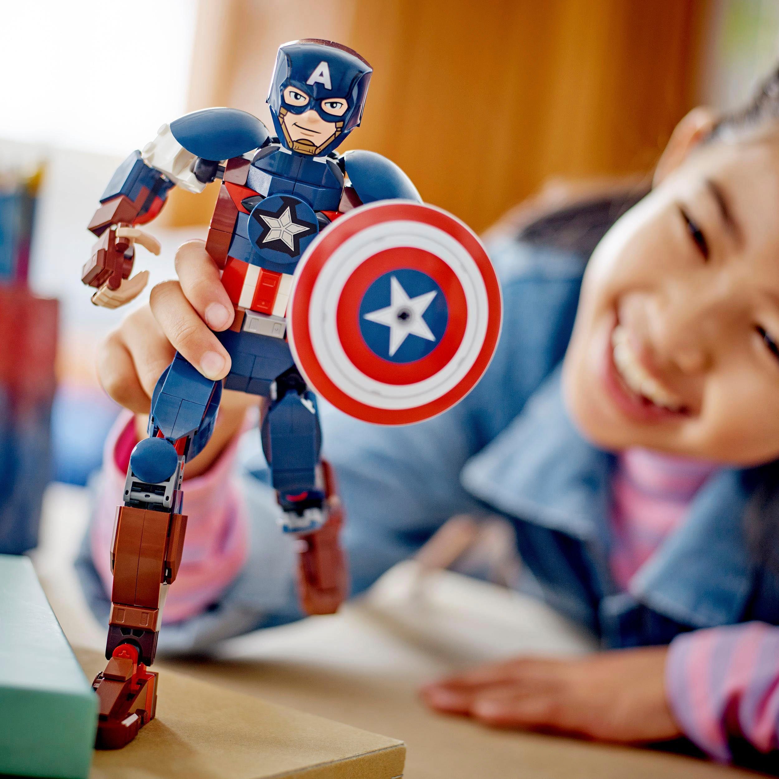 LEGO® Konstruktionsspielsteine Captain America Baufigur (76258), LEGO® Marvel, (310 St), Made in Europe