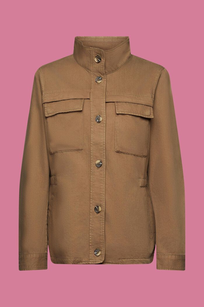 Utility-Jacke mit elastischem Taillenbund