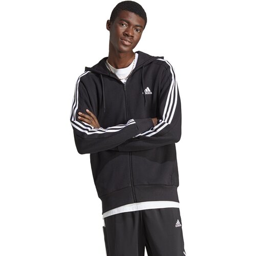 HERREN KAPUZENSWEAT ESSENTIALS FRENCH TERRY 3-STREIFEN