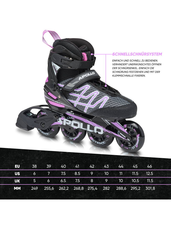 Apollo Fast Entry Inline Skates 