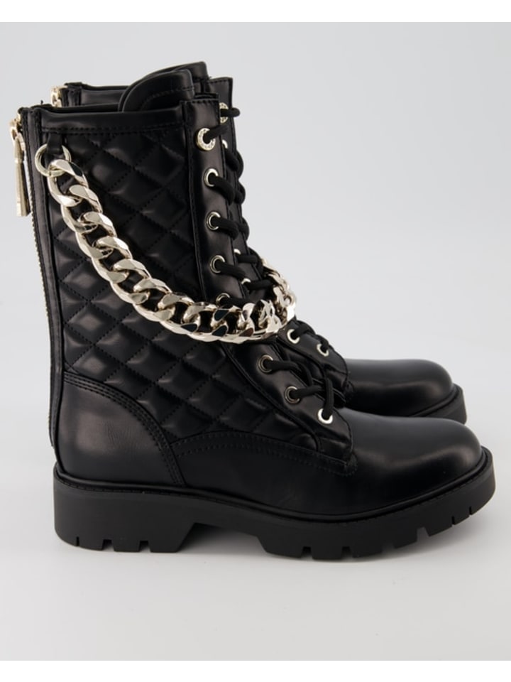 Guess Schnürstiefeletten in Schwarz günstig kaufen