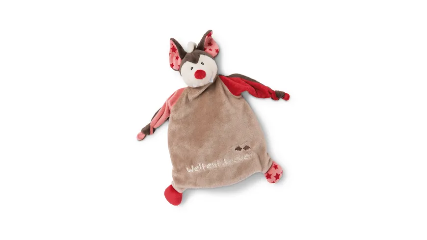 NICI Schmusetuch Fledermaus 'Weltentdecker'