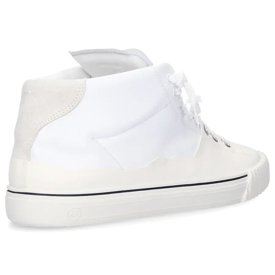 Maison Margiela - Sneaker high S97WS Kalbsleder - weiß