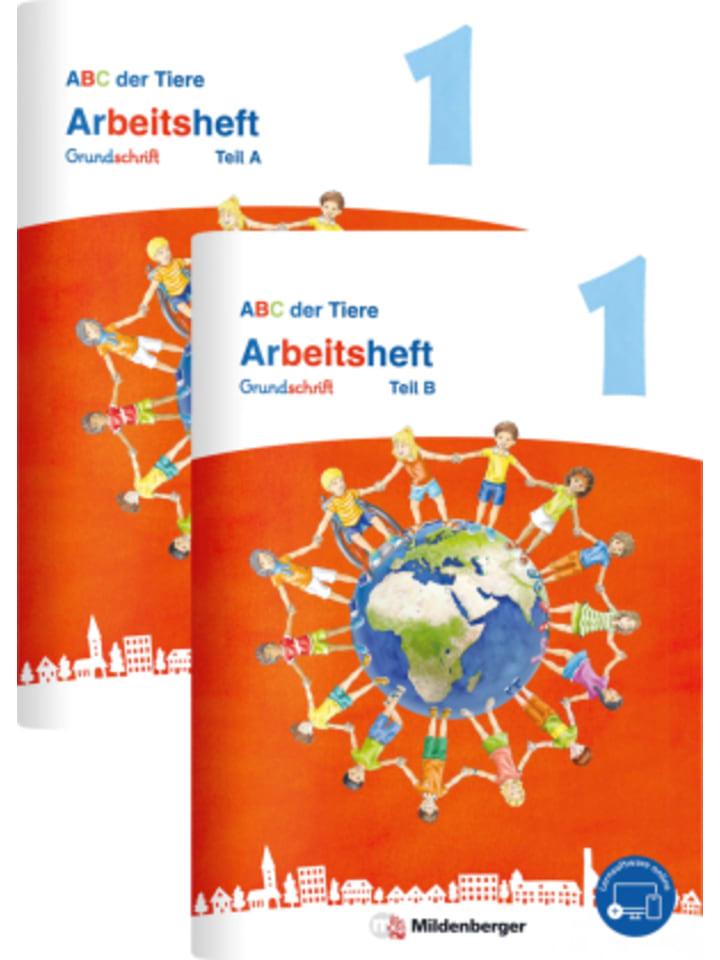 Mildenberger Buch - ABC der Tiere 1 Neubearbeitung - Arbeitsheft Grundschrift, Teil A und B günstig kaufen onesize