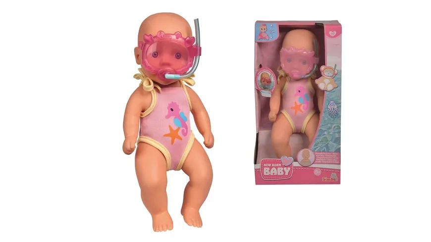 Simba - New Born Baby - Badepuppe, 30 cm