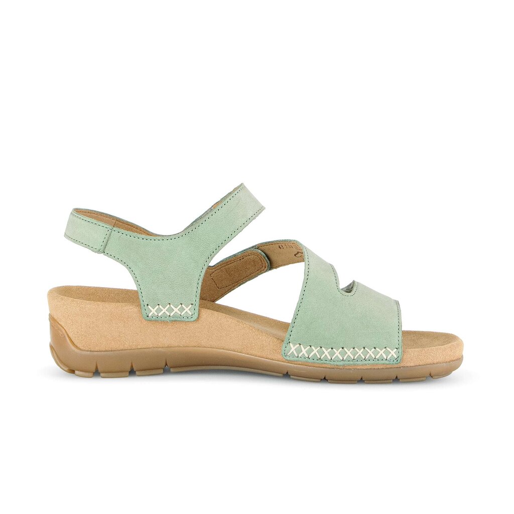Gabor fashion Keilsandalette grün