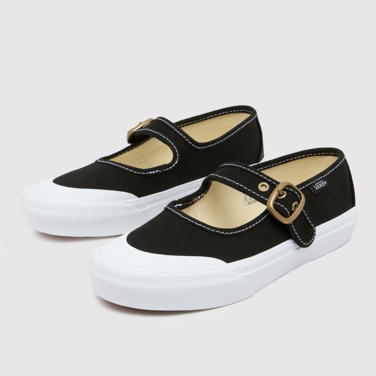 Vans fekete Mary Jane lányka junior cipő