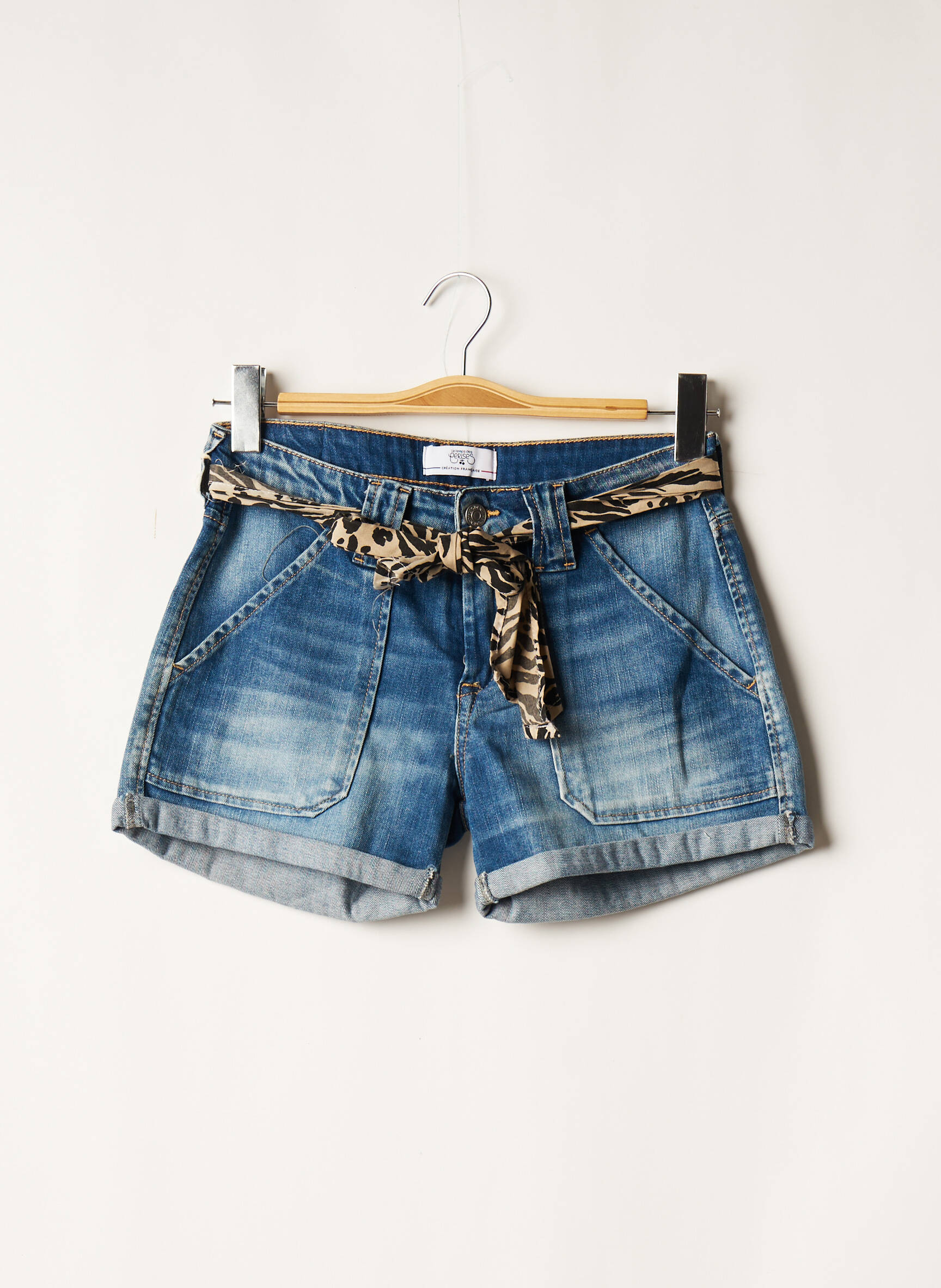 Le Temps Des Cerises Shorts 1 Femme couleur bleu