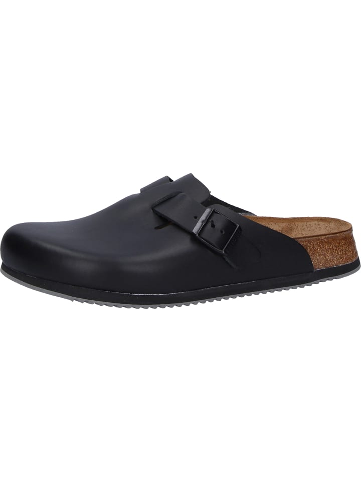 Birkenstock Pantoletten Boston SL in schwarz günstig kaufen