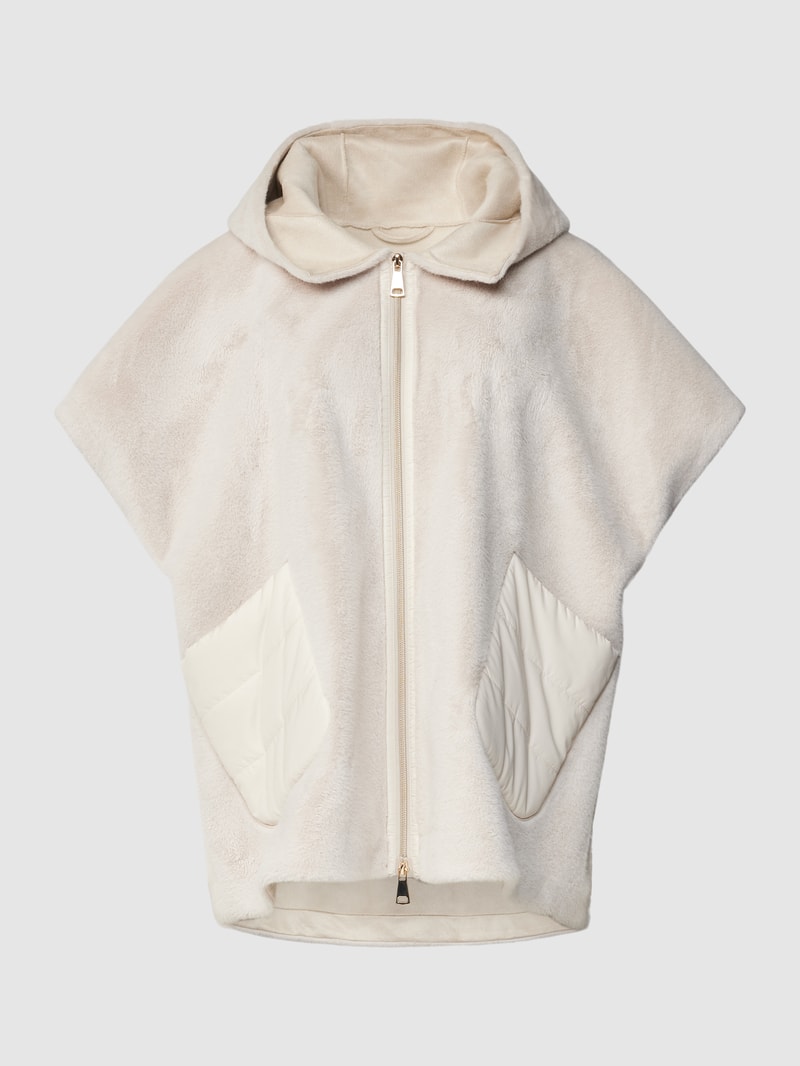Jacke mit Kunstfell in offwhite